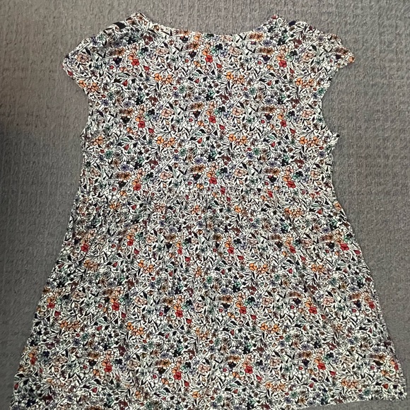 🩷ANTHROPOLOGIE VANESSA VIRGINIA FLORAL LADDER LACE VNECK TUNIC TOP, Size Small - Picture 6 of 6